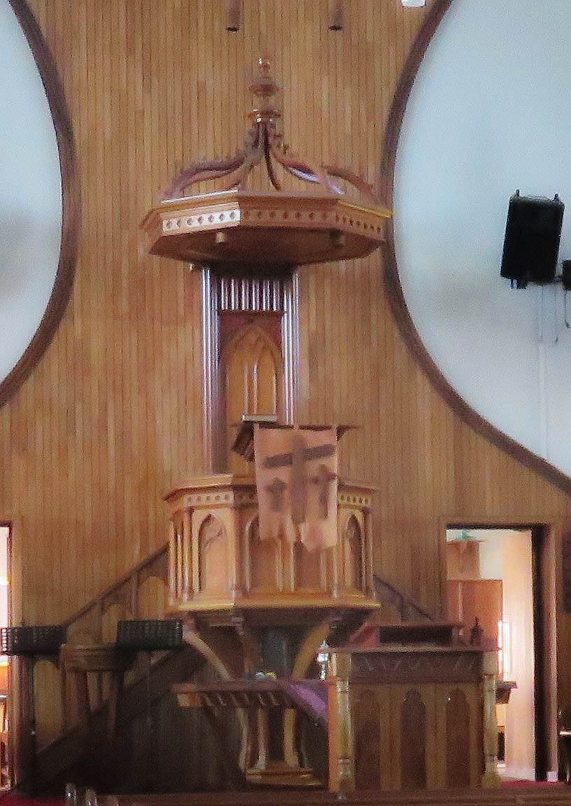 Heilbron NG church pulpit